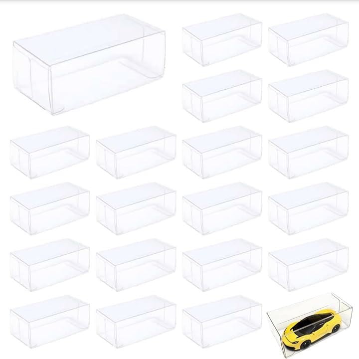 ミニカー 収納 ケース コレクション 保存 クリア ディスプレイ 箱