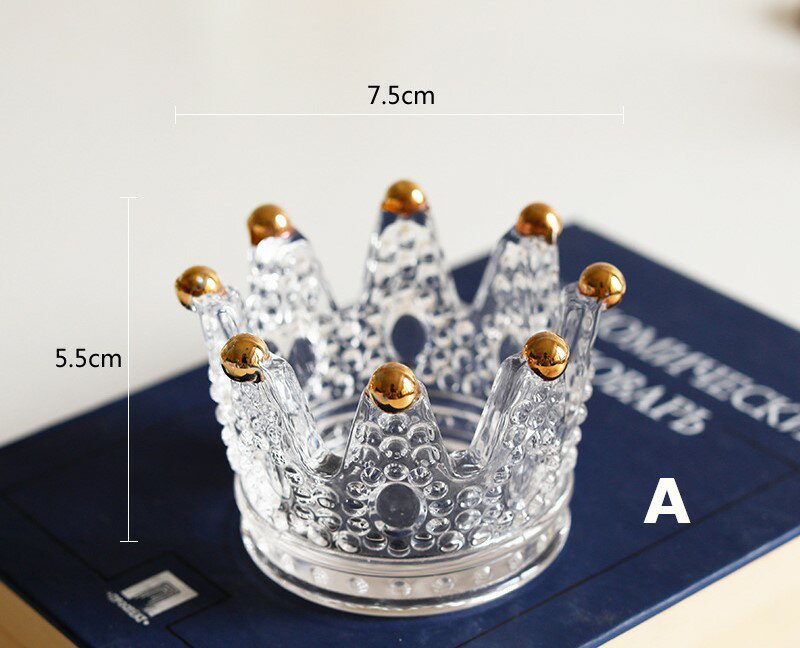 王冠型のアクセサリースタンド キャンドルホルダー