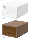 収納ケース Fits フィッツケース S 同色2個セット ホワイト ホワイト ブラウン 引き出し 収納ボックス 衣装ケース フィッツ 収納 クローゼット収納 モ...