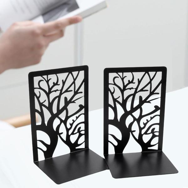 1 ペア ブックエンド ブックシェルフ ホルダー メタル ブックエンド 棚 ホーム B