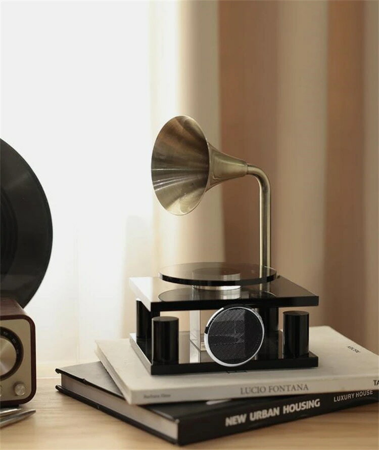 激安セール レトロ レコードプレーヤー 卓上振り子 角型蓄音機 誕生日プレゼント 装飾品 おしゃれな デザインセンス