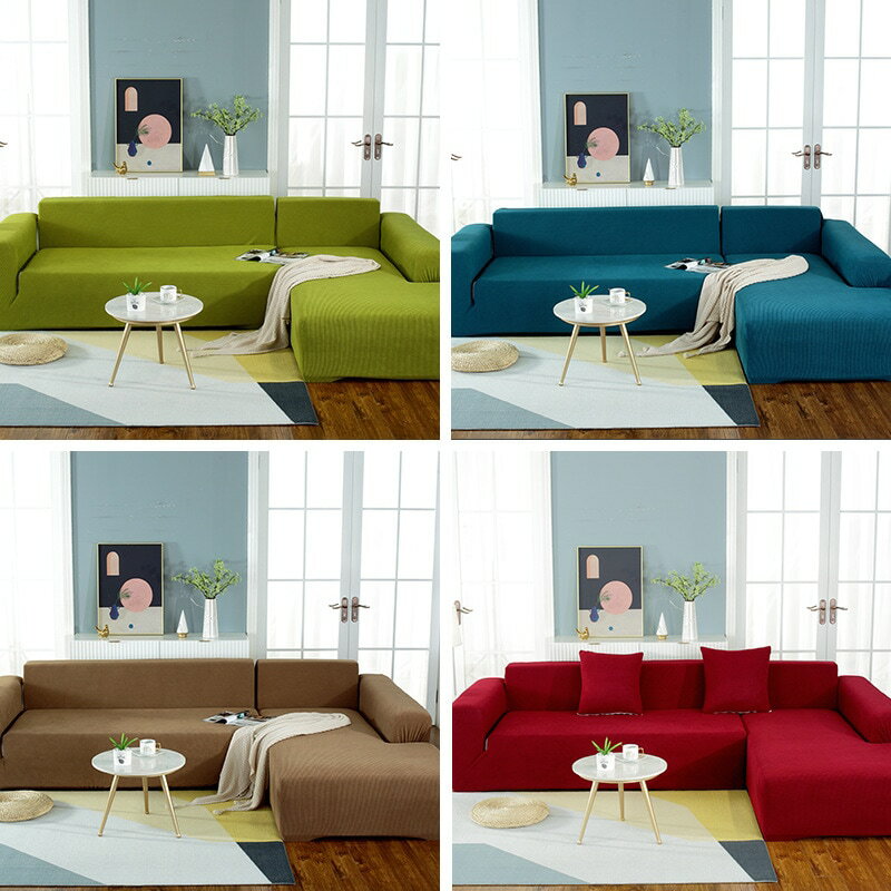 セット椅子カバー チェアカバー 4のミニマリストソファカバーフルエラスティックカバーコンバインドソ..