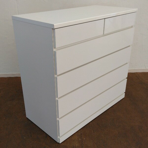 クローゼット チェスト ホワイト しキャスター付きクローゼットチェスト