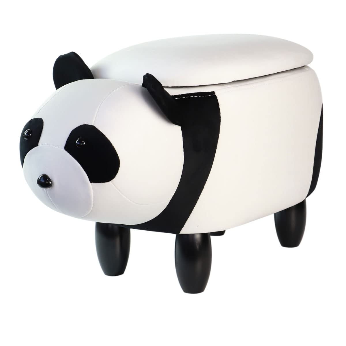 アニマル 収納スツール 動物 アニマルスツール 玄関 腰掛 オットマン 椅子 ベンチ チェア ファー レザ..