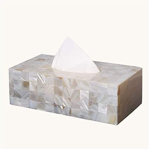 多機能収納 ティッシュケース クリエイティブティッシュボックスカバー おしゃれな ティッシュケース ティッシュボックスクリエイティブハンドメイドパールシェ