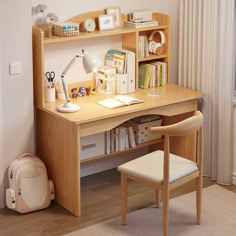 デスクトップ寝室机の家庭用デスク小学生本棚の文字を一体簡易椅子のオフィスの勉強机