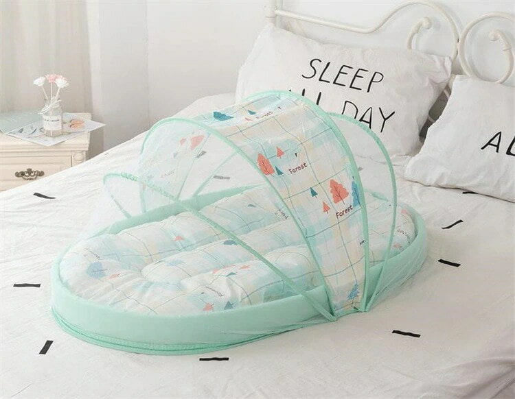 早い者勝ち ベビー ベビーベッド 折りたたみ式 ポータブルベッド ミドルベッド 新生児 ベッド 蚊帳