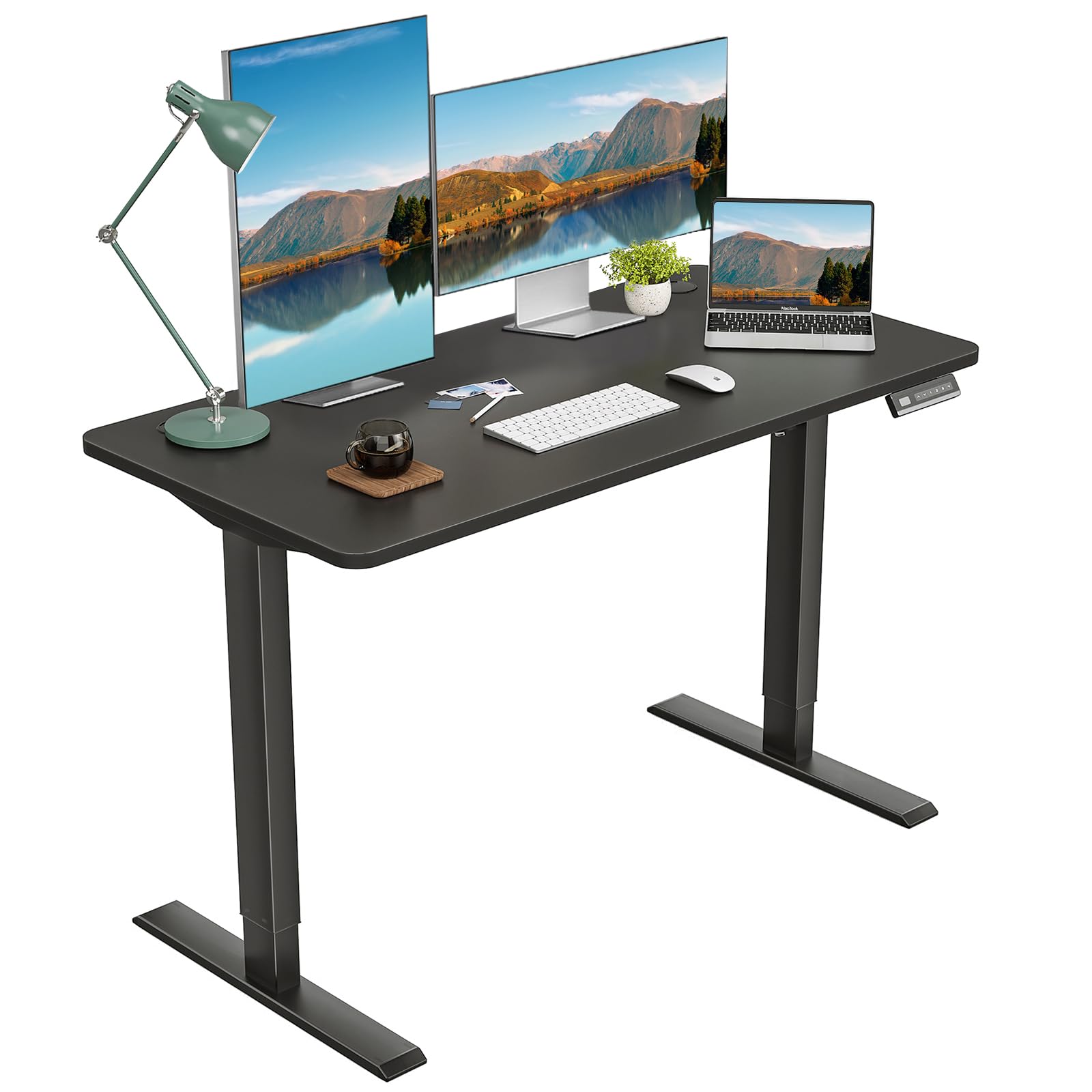 き スタンディングデスク 上下昇降デスク 人間工学 高さ調整デスク パソコンデスク