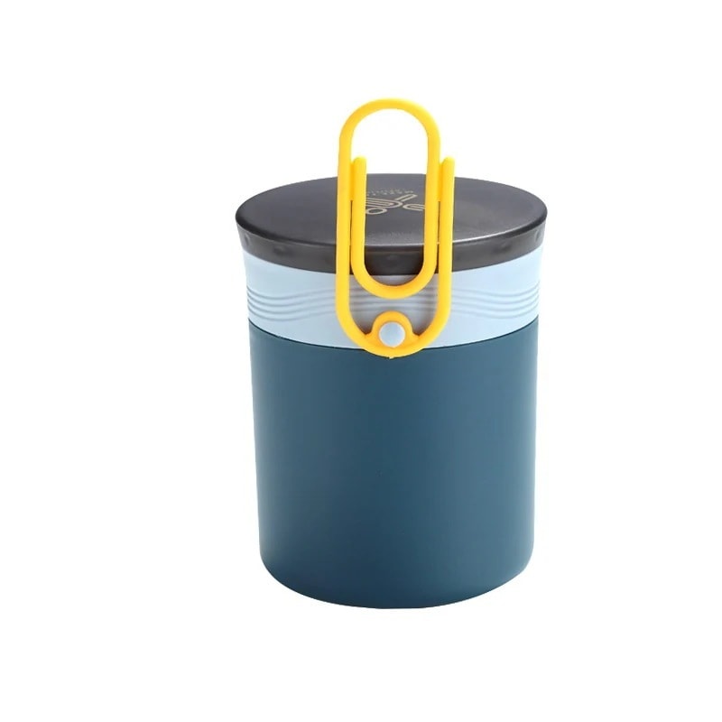 レジャーステンレス鋼2層断熱スープカップウォーターカップ朝(3)