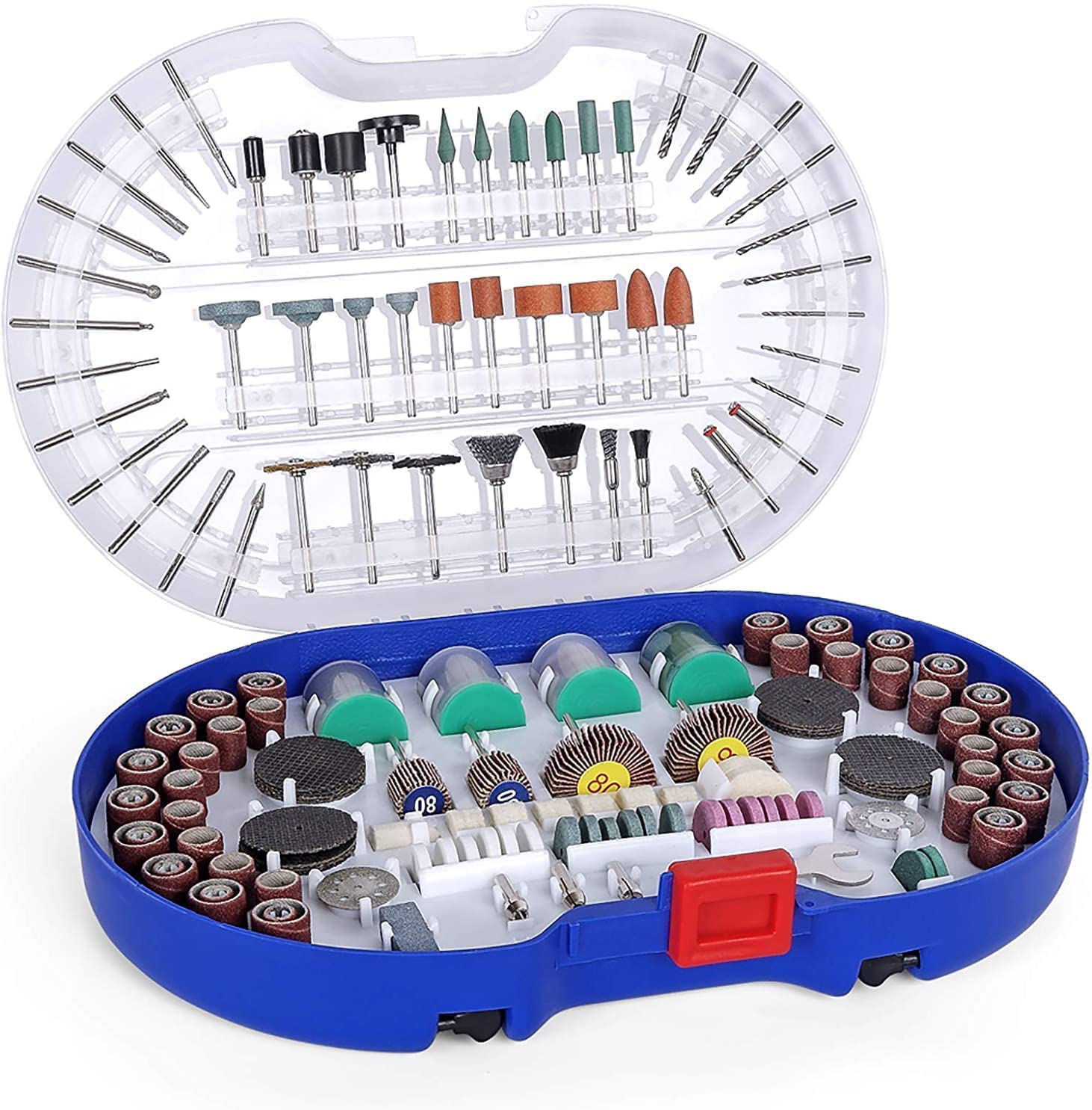 フライス研磨ホイールと研削ホイールブラシ 研削および研磨ツール 回転工具 276 点セット 研磨 彫刻ツ..