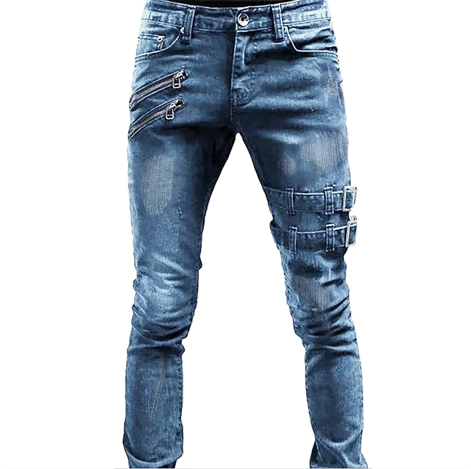 電動ーバー 作業すぼんストレッチパンツ デニム ブレンダー 服 エア メンズ ロングスパッツ オーバー ブラック ジュアル系 メンズ ドライ ット ジーンズ ゆったり メンズ スラックス