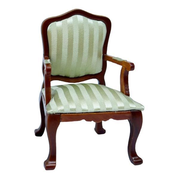 1:12 ドールハウス ミニチュア ドールハウス アームチェア モデル DIY アクセサリー 寝室 リビングルー