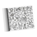 連続塗り絵 ロール紙 塗り絵 ポスター ぬりえ テーブルクロス プレゼント 宇宙