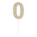 ラブリーハート カップケーキトッパー パーティー用品 誕生日 数字 0ー9 選べる