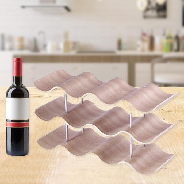 ワインラック ワインホルダー ワイン収納 ワイン保管 ワイン棚 自立型 木製 高品質 耐久性 耐荷重性 ワ..