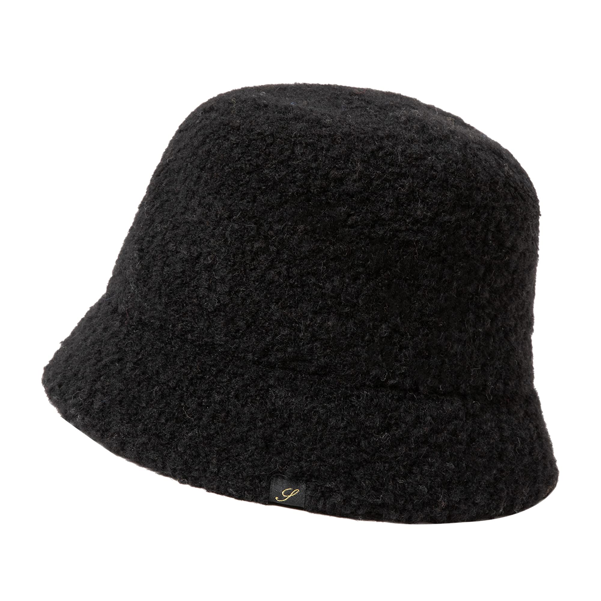 帽子 レディース バケットハット キャペリンハット ウール 無地 厚手 カジュアル 小顔効果 防寒 自転車 秋冬用 プレゼント(4)