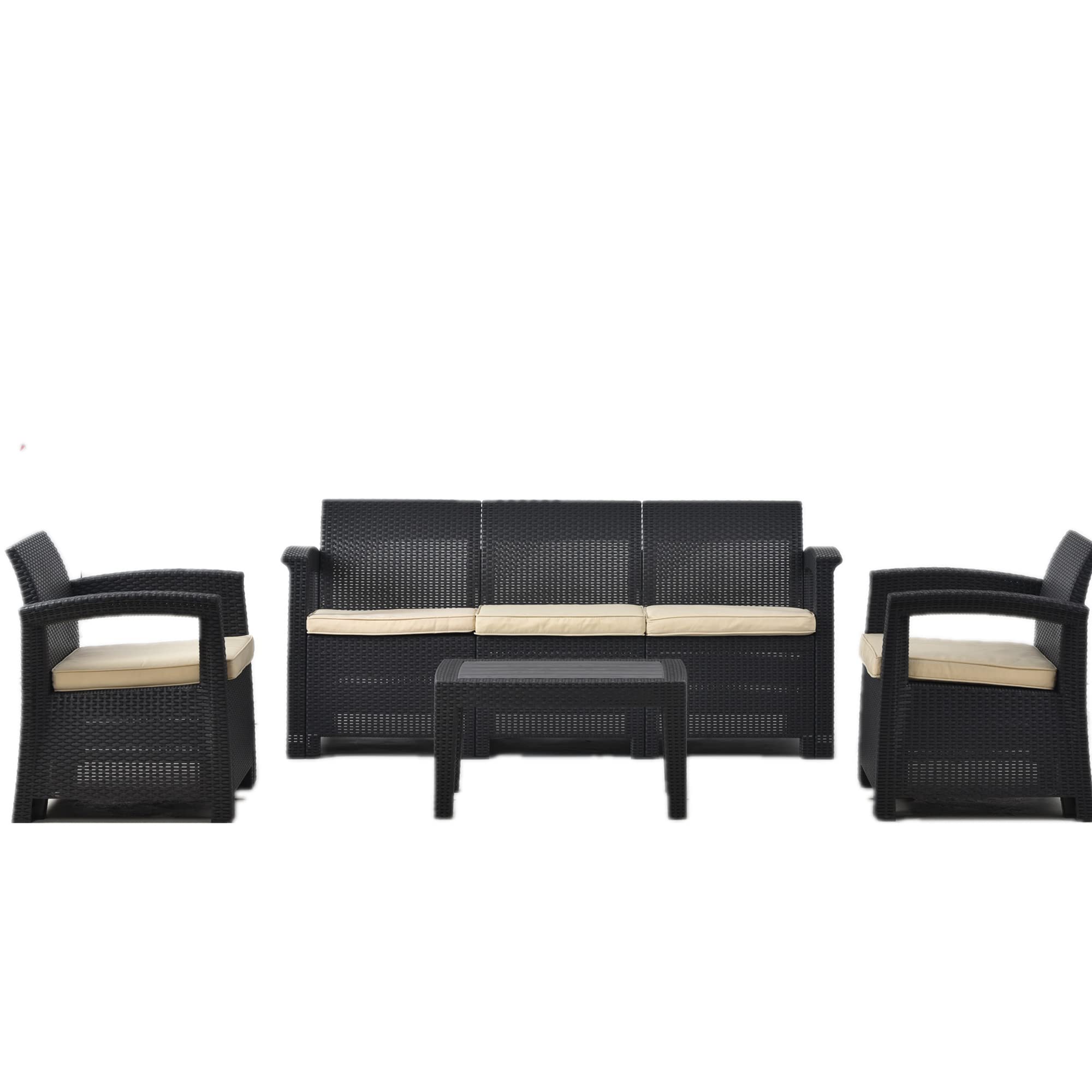 ガーデンファニチャーラタン調ガーデ...