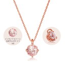 レディースネックレス おしゃれでシンプル アレルギー対応 ネックレス 一粒石 ペンダント 桜 アクセサリー デート 誕生日 ホワイトデー ギフト レディースファ...