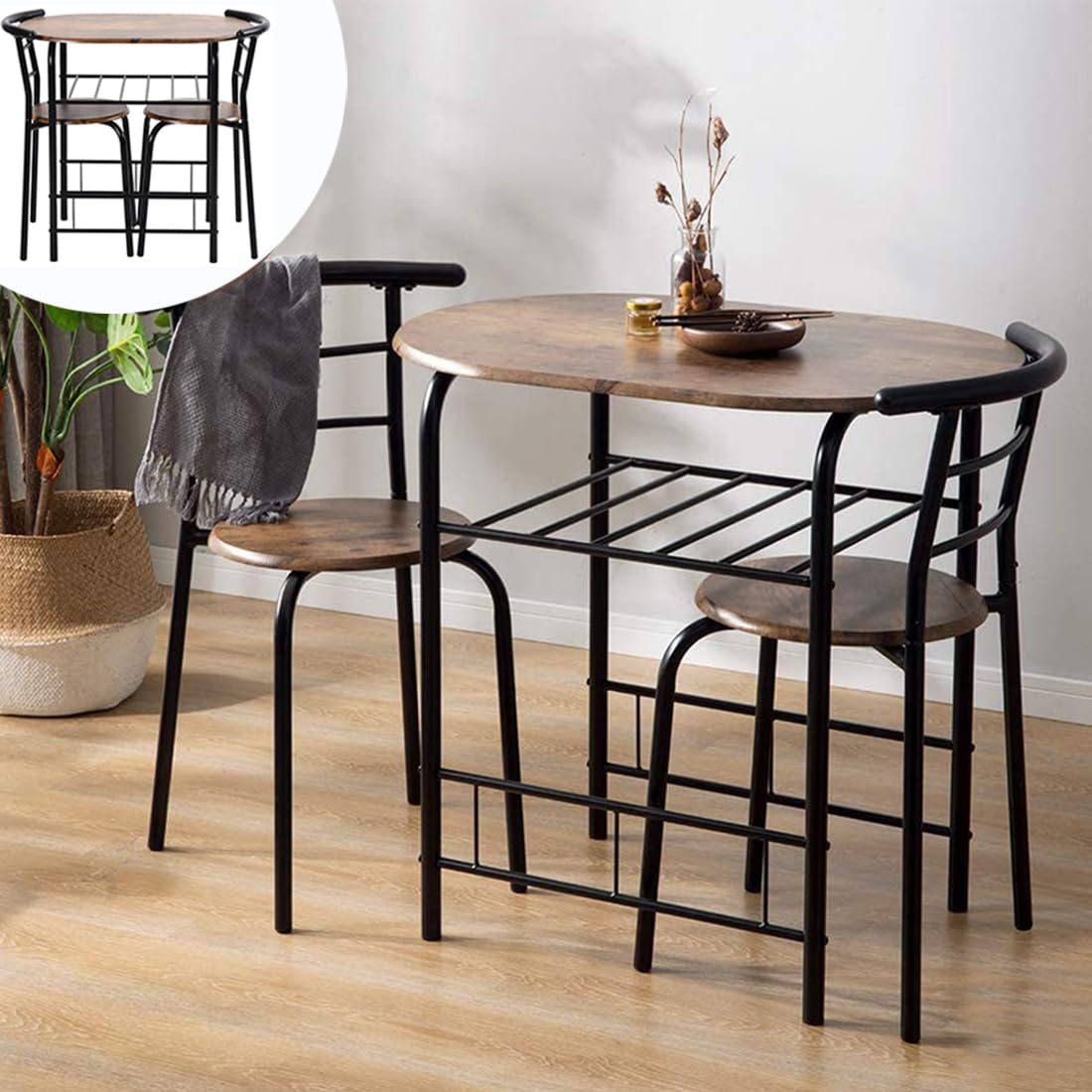 ダイニングテーブル 2人 3点セット ダイニングテーブルセット二人用 ダイニングテーブルセット 食卓テ..