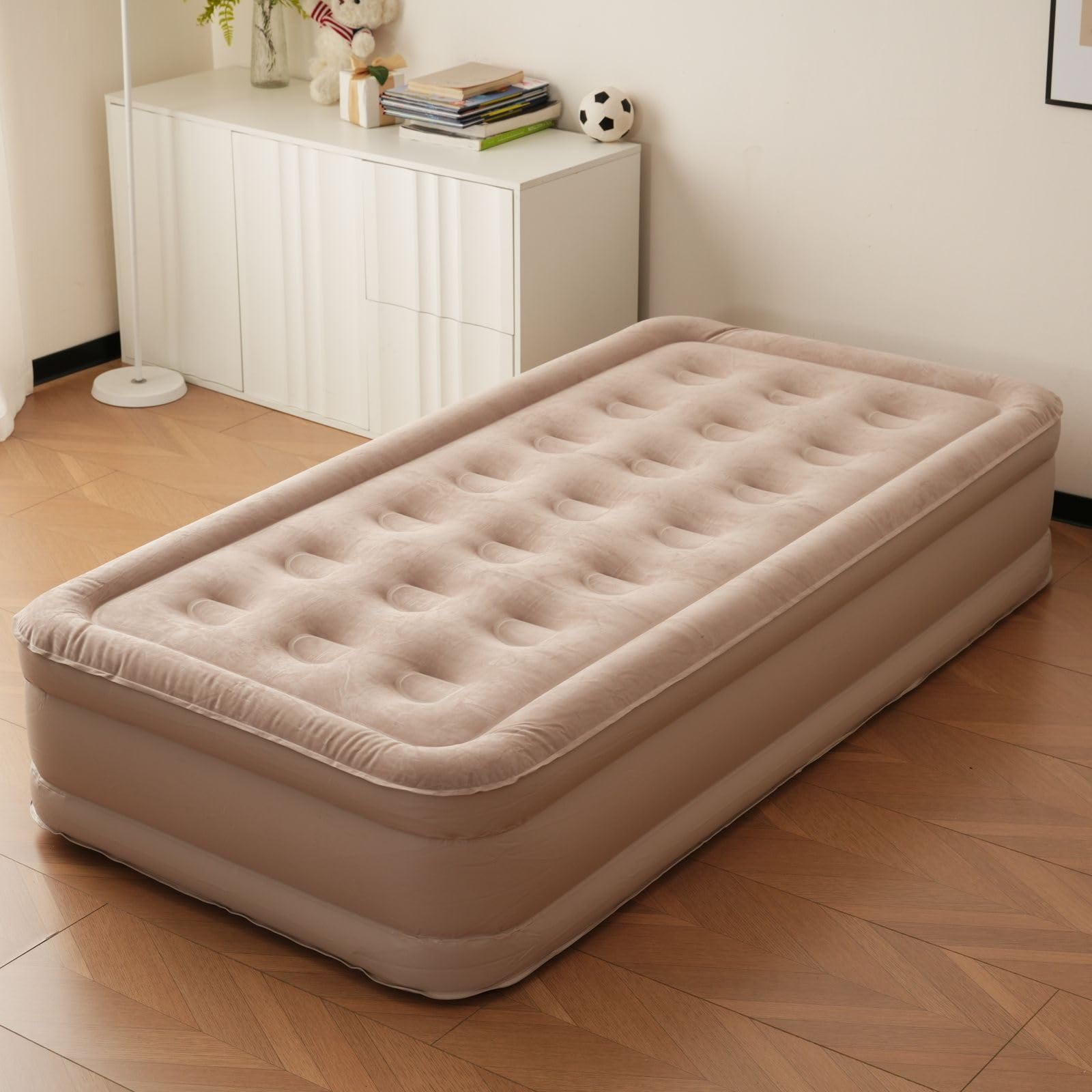エアーベッド 電動 シングル 空気ベッド 厚さ40cm キャンプマット 自動膨張式 予備ベッド 来客用 折り..