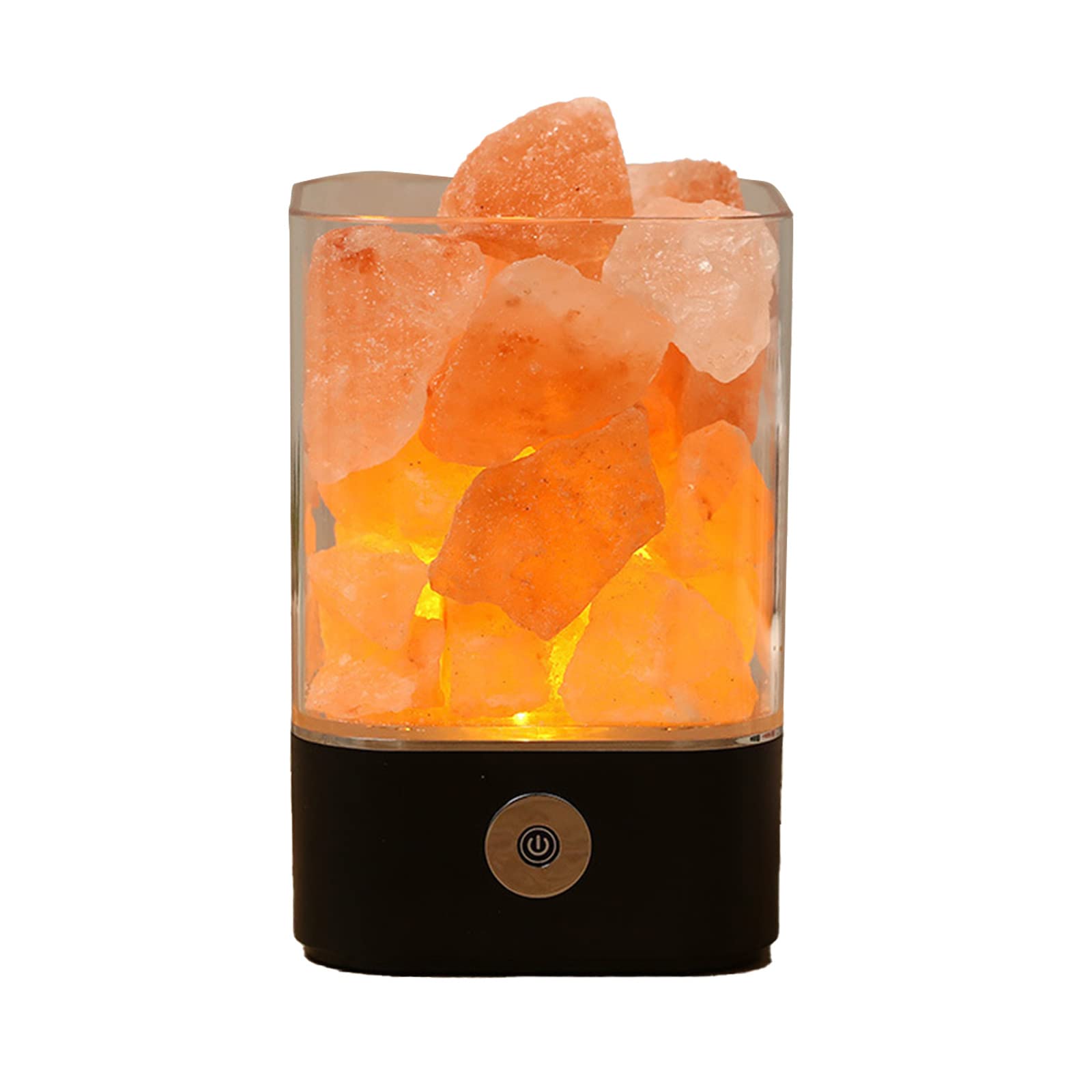 ヒマラヤ岩塩ランプ led ピンククリスタルロックランプ 空気浄化 安眠効果 癒し効果 USBナイトランプ ..