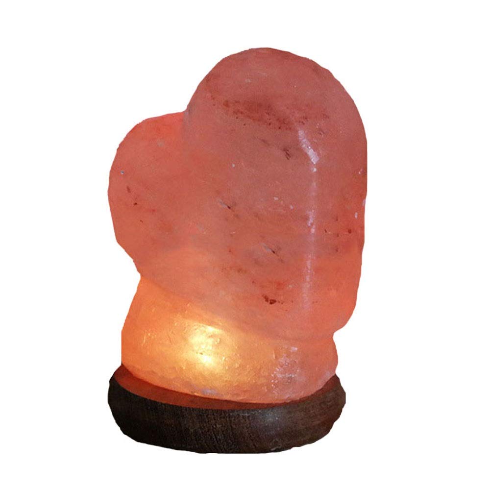 最もユニークなヒマラヤ岩塩ランプ ヒマラヤの塩ランプ手作りのミニUSBナイトライトナチュラルクリスタ..