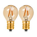 LED電球 G40 ミニボール形 飾り電球 フィラメント 暖かい色 E17口金 1W (10W相当) 電球色 2200K 非調光対応 広配光 発光角360° レトロ 北欧雰囲気 2個入り