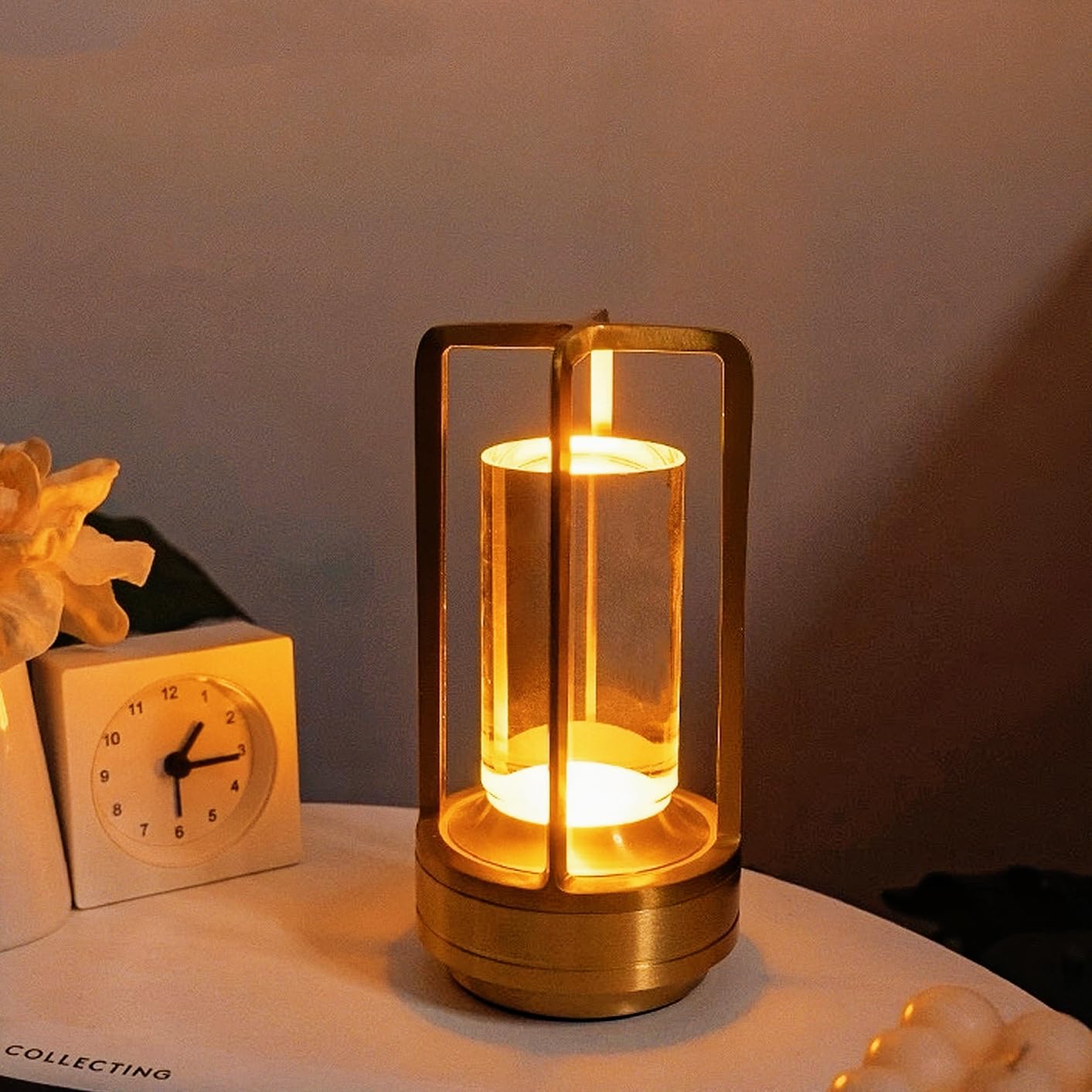 間接照明テーブルランプ スタイリッシュな充電式北欧風スタンドランプ 2000mAh LEDテーブルランプ スタ..