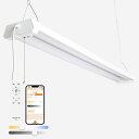 LED蛍光灯 オールインワンランプ 20W型 2灯式 調光可能 色調整可能 LEDベースランプ リモコン付き 取付不要 18W 3600LM 超高輝度 オールインワン蛍光灯 省エネ 天井タイプ LEDベースランプ 2灯