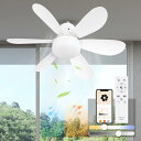シーリングファン リモコン付き 小型 8畳 調光 色調整 無段階風量調整 LEDシーリングファンライト スマホ操作 タイマー 常夜灯 サーキュレーター 静音 おしゃれ DCモーター 天井扇風機 天井ライト