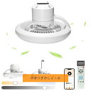 E26口金/フック式天井LEDファンライト サーキュレーター付き 天井ファンライト LED 調光・色調節可能 LEDファンライト 正逆回転スイッチ スマホ操作 扇風機照明