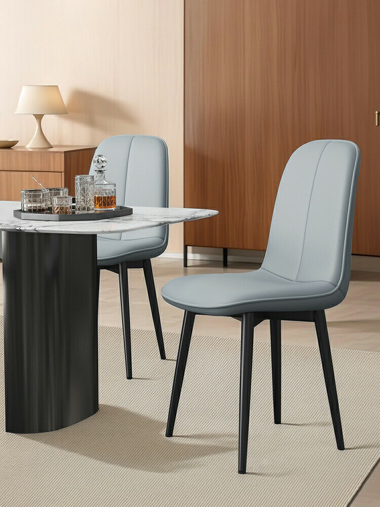 ダイニングチェア家庭用テーブル椅子背もたれ鉄芸軽贅沢レストラン椅子シンプル現代レジャー椅子ホテル..