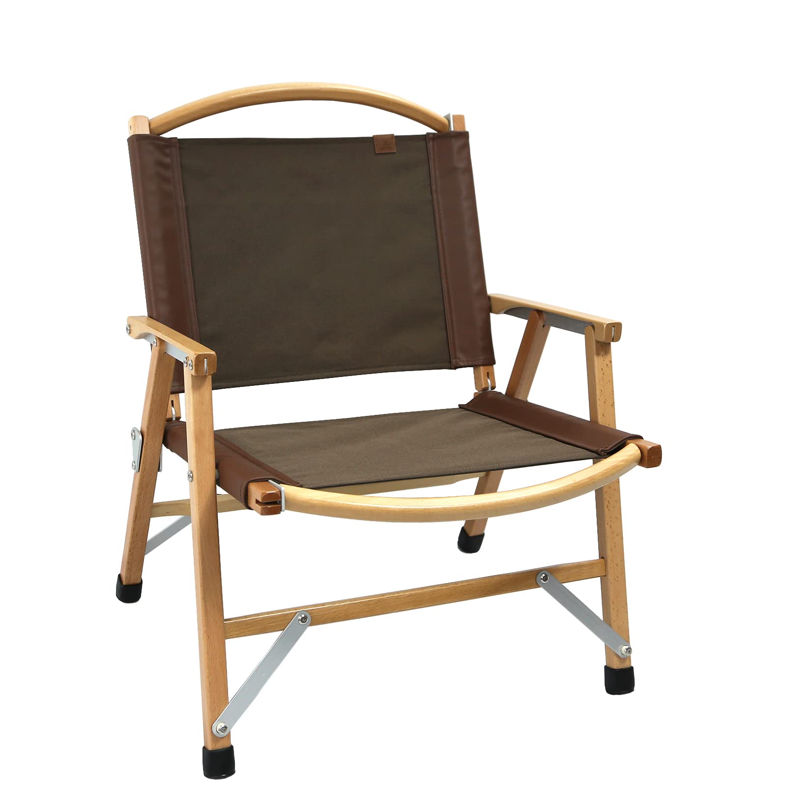 ウッドチェア キャンプ椅子 木製 ブナ キャンピングチェア 折りたたみチェア 収納バッグ付き アウトド..