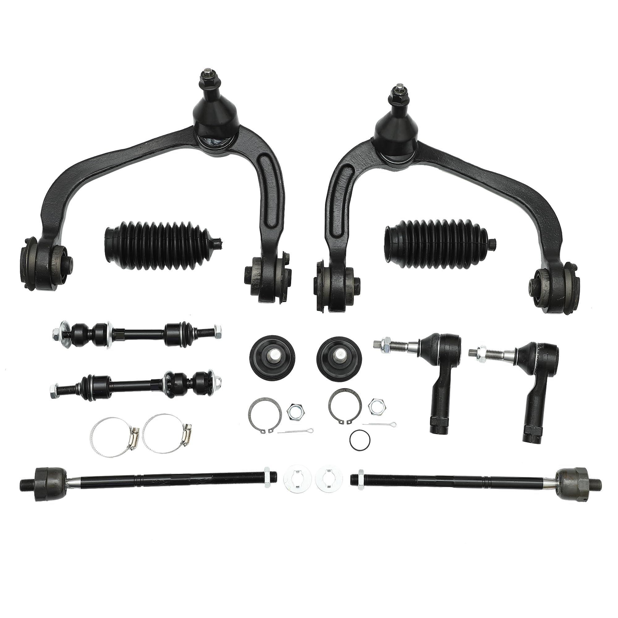 12ピース フロントサスペンションキット メタルラバー ブラック