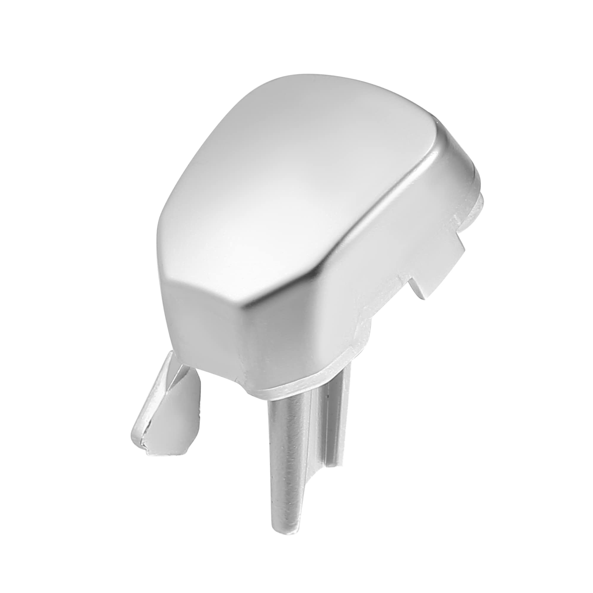 ギアシフトボタンカバー ギアシフトノブレバーボタントリムカバー 交換用 シルバートーン