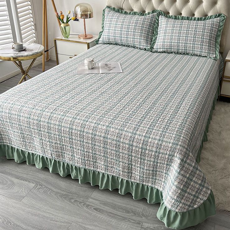 ファッション ベッドカバー キルティング布団 滑り止めベッドカバー 保護マット