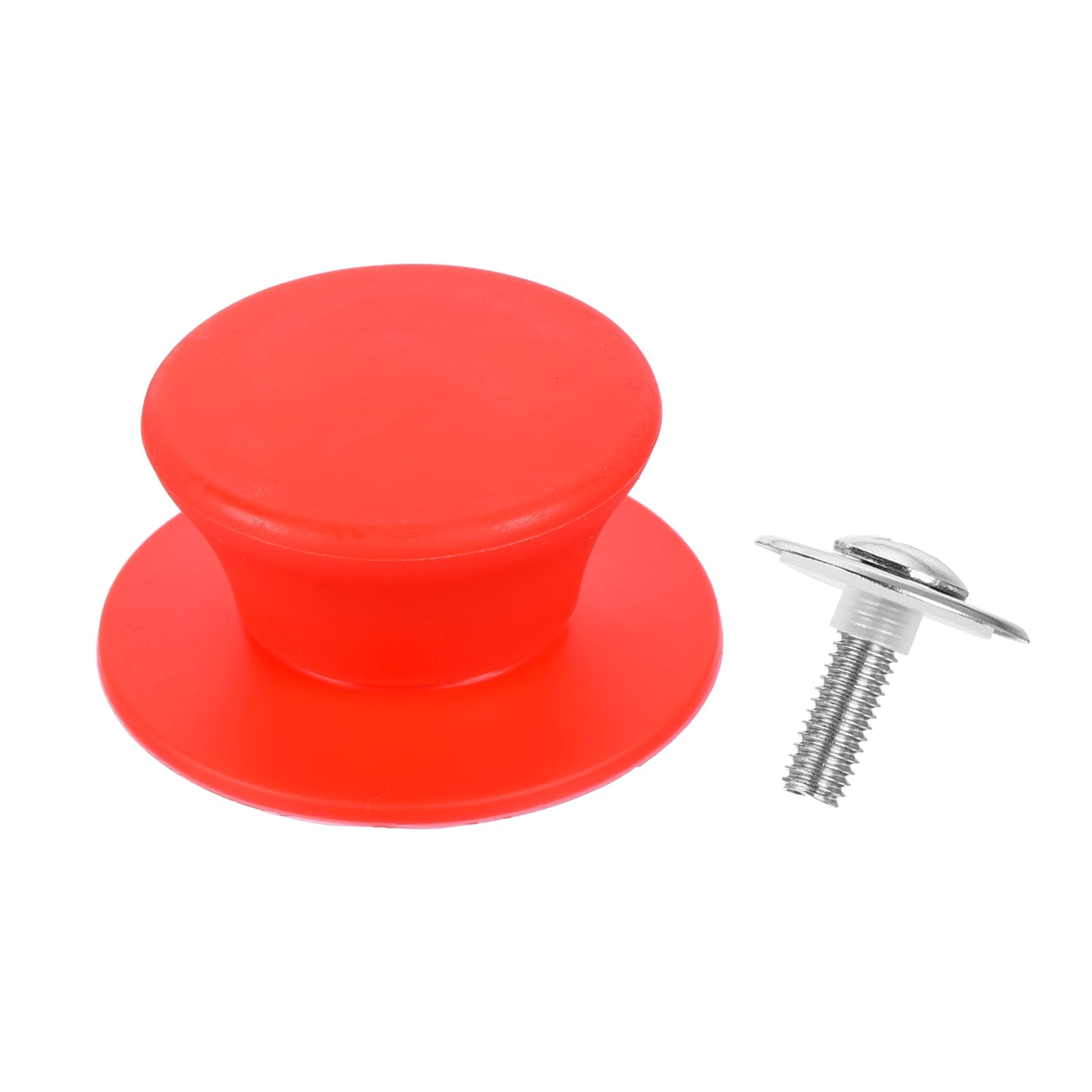 鍋蓋上部交換ノブ ユニバーサル 耐熱シリコン 鍋蓋保持ハンドルノブグリ ップ キッチン調理器具蓋カバ..