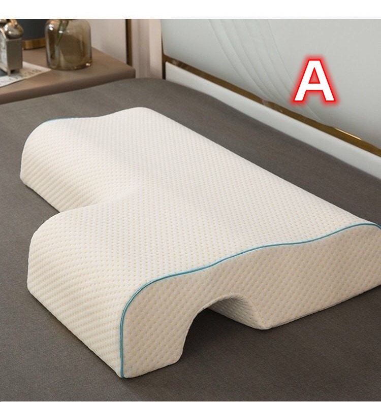 ファッション カップル一体枕 腕輪式 腕のしびれを防ぐ 記憶の綿枕です 快眠枕