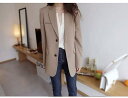 ジャケット はボアで決まり 秋アウター ジャケット 息苦しくない 修身 スーツ 気質 小西服 流行り おしゃれ 通勤 仕事 OL 無地 ひと足お先にボア 新生活応援ビジネス特集 スーツ トレンチコート