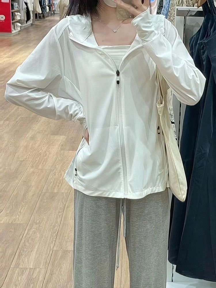 UVカット特集 ジャケット 日焼け防止ウェア新作 氷感通気性薄手カーディガンシャーベットコート 日焼け..