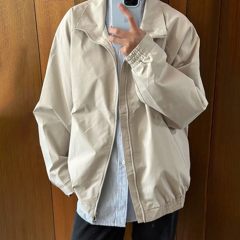 アウター ジャケットメンズ 用コート野球ウェアポンチョ春秋アメリカンレトロトップス パーカー ファッ..