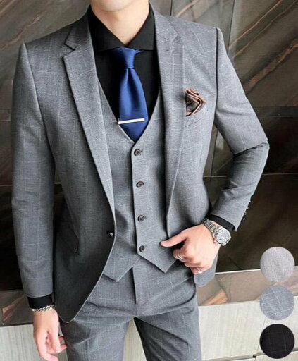 ビジネススーツ メンズ 紳士服 3点セット ジャケット パンツ ベスト スリーピース スーツ スリムスーツ メンズスーツ オールシーズン フォーマルスーツ 大きいサイズ 通勤 卒業式 ビジネススーツ メンズ 紳士服 3点セット ジャケット パンツ ベスト スリーピース スーツ スリムスーツ メンズスーツ オールシーズン フォーマルスーツ 大きいサイズ 通勤 卒業式