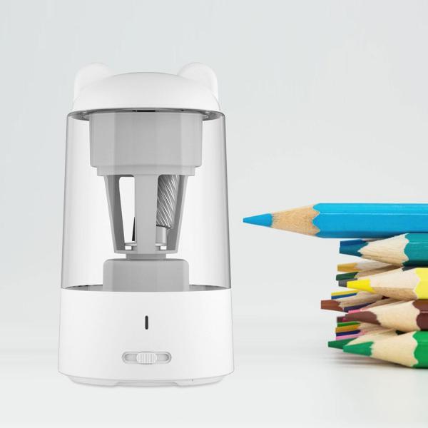 自動停止機能付き電動鉛筆削り、高速自動木製鉛筆削り、学校やオフィスでの使用に適しています