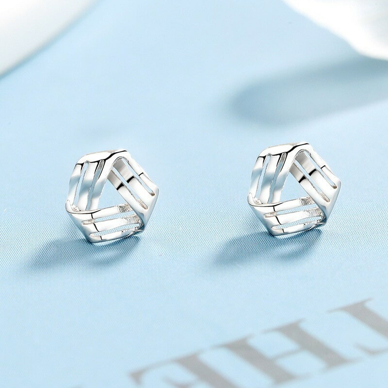 イヤリングS925スターリングシルバー可愛いスタッドピアスイヤリング韓国語版アクセサリー