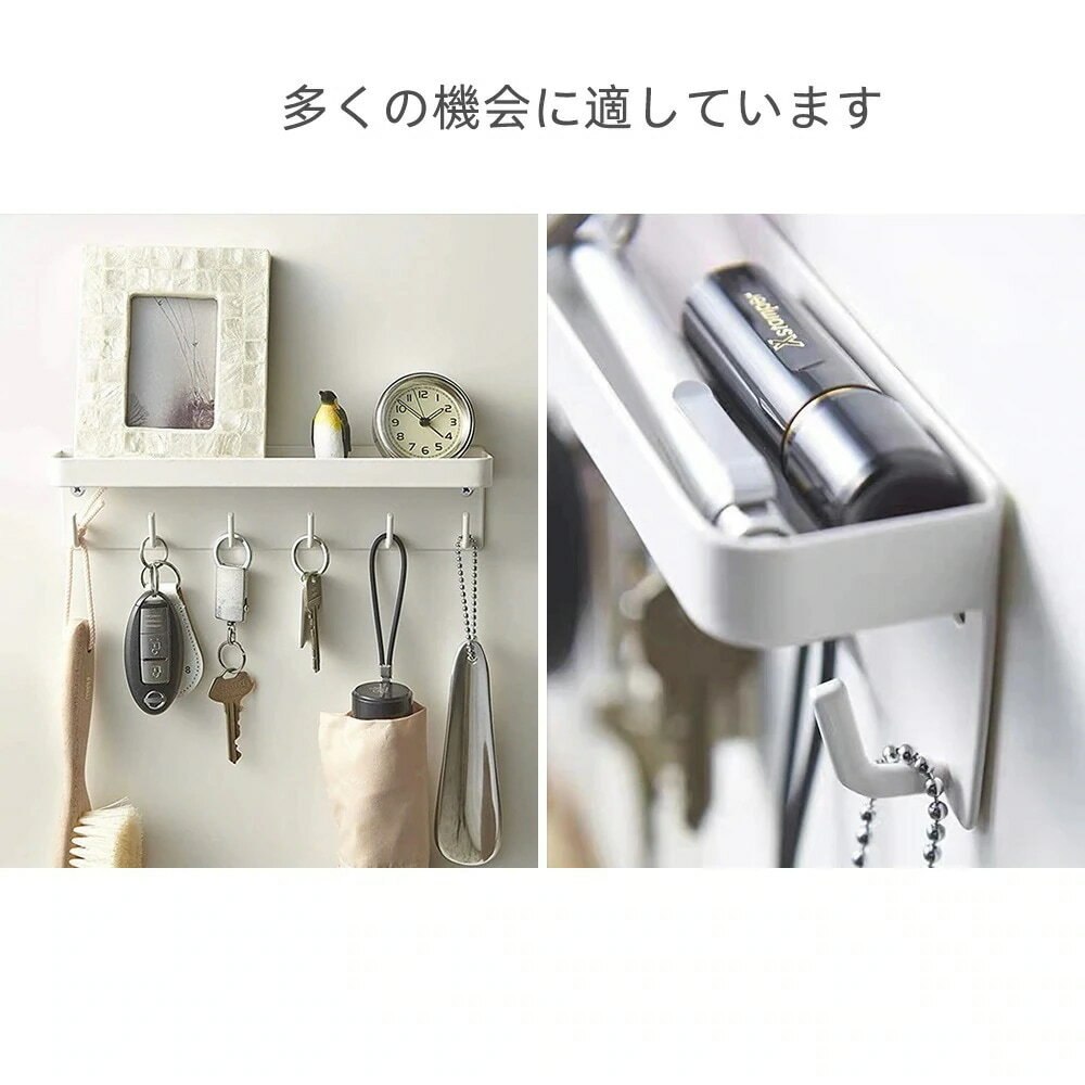 フック マグネットフック 引っ掛け マグネットバスルームフック 収納 小物フック 小物掛け 磁石 玄関 ..