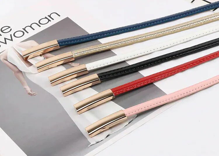 人气 新作 韓国ファッション ベルト レディース オールマッチ ワンピース