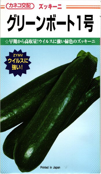 カネコ種苗 ズッキーニ グリーンボート1号 100粒