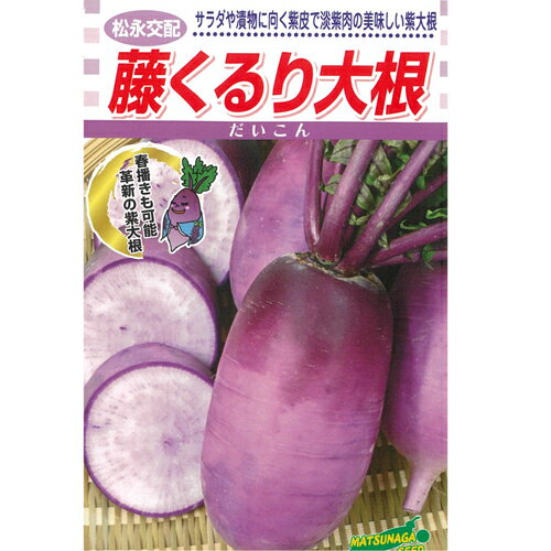 松永種苗 ダイコン 大根 だいこん　藤くるり　コート5000粒