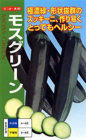 たね ナント種苗 ズッキーニ　モスグリーン　100粒