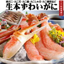 ★生本ズワイガニセット【3～4Lサイズ／8肩】6〜8人前／約2.5kg【生冷凍】蟹足4杯分★かにすきだしサービス 【かにしゃぶ】【かにすきセット】【カニ鍋】【生ずわいがに】【生ずわいがに】【ズワ…